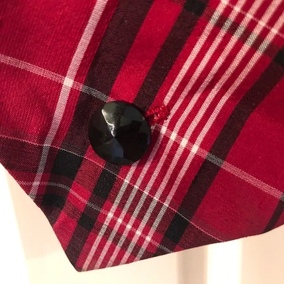 🖤❤️ Ann Taylor French Cuff 100% Silk Blouse - Picture 8 of 9